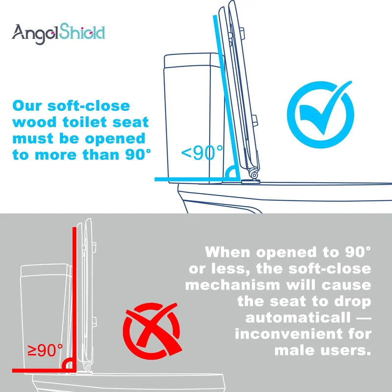 Heavy Duty Round Wooden Toilet Seat With Reinforced Zinc Alloy Hinges And No Sweat Quick Setup Designed From Top Tier Eco Friendly Molded Wood For Effortless Daily Wipes And Built Tough Reliability In Standard American Homes