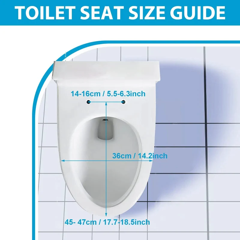 Round White Soft Close Toilet Seat Quick Release Hinges Open Front Style Fits Standard Toilets No Sweat Installation Wrench Included Smooth Glide Action Top Tier Bathroom Refresh