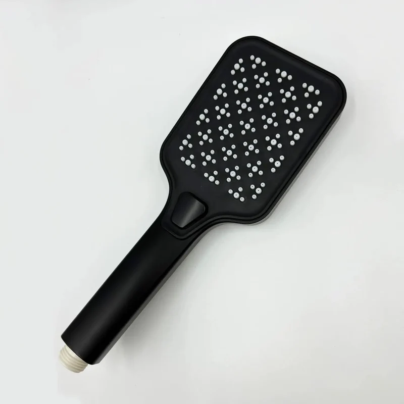 Sleek Matte Black Handheld Shower System With Rock Solid Adjustable Slide Bar And Supercharged High Pressure Spray Including Flexible Hose And Easy Wipe Silicone Nozzles For A Zero Hassle Bathroom Refresh
