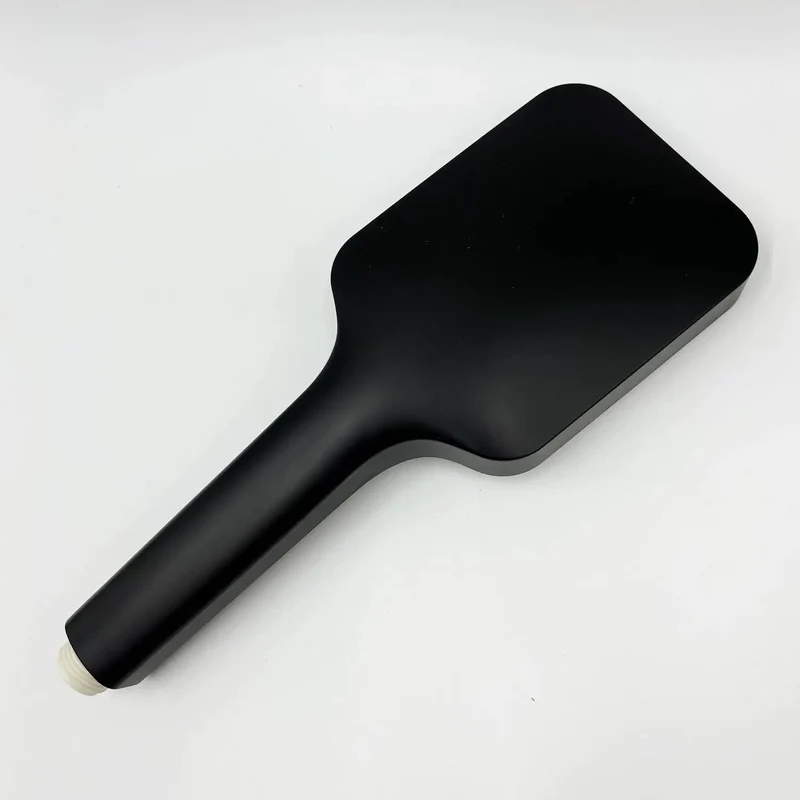 Sleek Matte Black Handheld Shower System With Rock Solid Adjustable Slide Bar And Supercharged High Pressure Spray Including Flexible Hose And Easy Wipe Silicone Nozzles For A Zero Hassle Bathroom Refresh