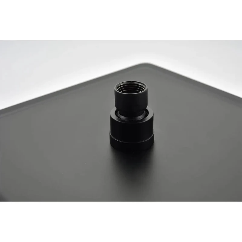 Top Tier Matte Black Shower System Combo With Wall Mounted Rainfall Head And Reliable Handheld Sprayer Built Tough With Self Cleaning Nozzles For A Game Changing Bathroom Upgrade