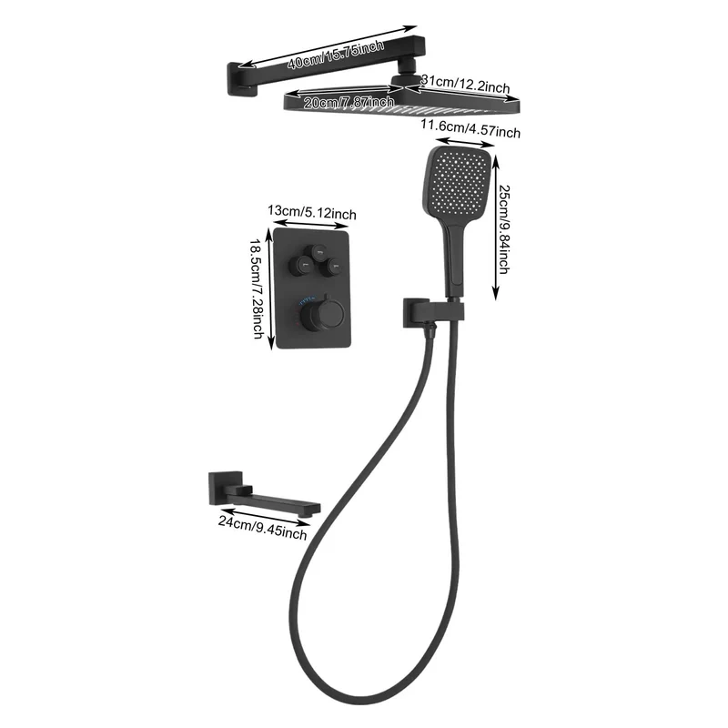 Luxury Rain Shower Rig With Digital Temperature Display And Slick Handheld Nozzle Delivering Boss Grade Pressure Smooth Water Flow For Your Daily Chill Vibe Featuring Long Flex Hose And Triple Spray Settings For Maximum Comfort
