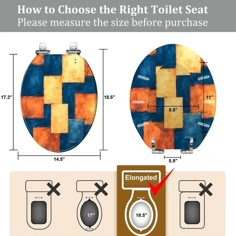 Dang Solid Elongated Toilet Seat Crafted For Most American Standard Bathrooms Fast Locking Quick Adjust Hinges Heavy Duty Seamless Resin Tupper Sweet Bathroom Refresh