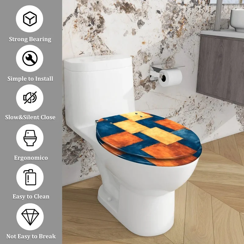 Dang Solid Elongated Toilet Seat Crafted For Most American Standard Bathrooms Fast Locking Quick Adjust Hinges Heavy Duty Seamless Resin Tupper Sweet Bathroom Refresh