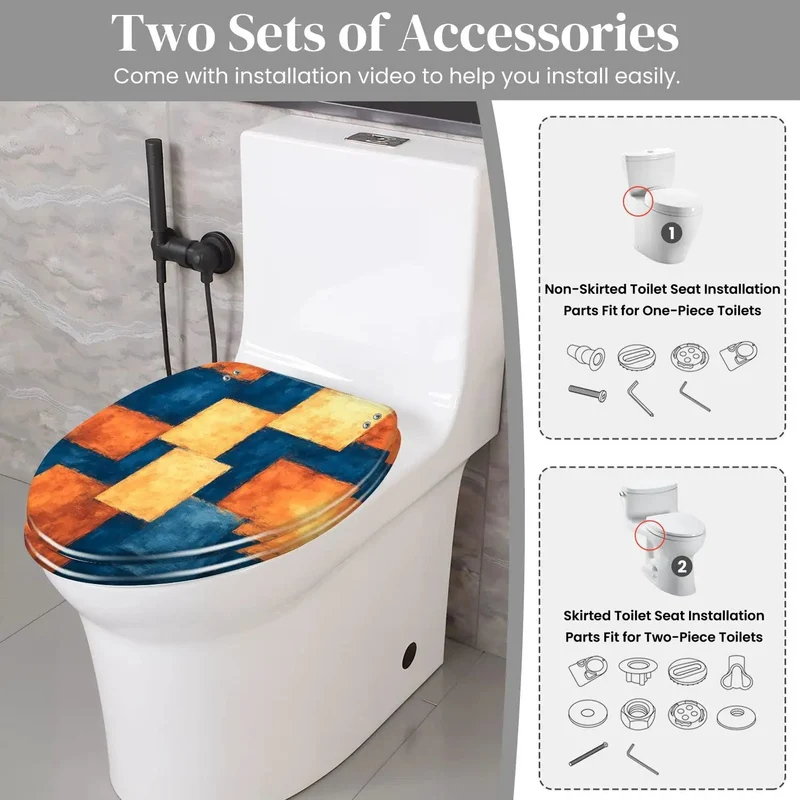 Dang Solid Elongated Toilet Seat Crafted For Most American Standard Bathrooms Fast Locking Quick Adjust Hinges Heavy Duty Seamless Resin Tupper Sweet Bathroom Refresh