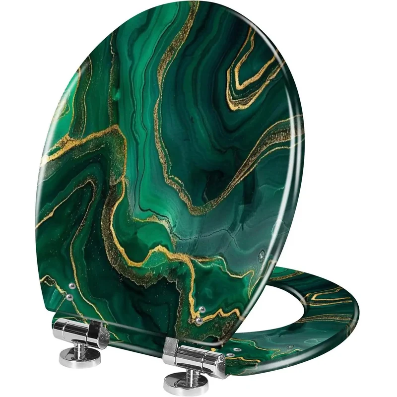 Molded Resin Toilet Seat Cover With Quick Adjust Hinges Fits American Standard Skirted Or Non Skirted Models Zero Hassle Install Making Your Bathroom Upgrade Smooth Straight Up Worth Every Bit