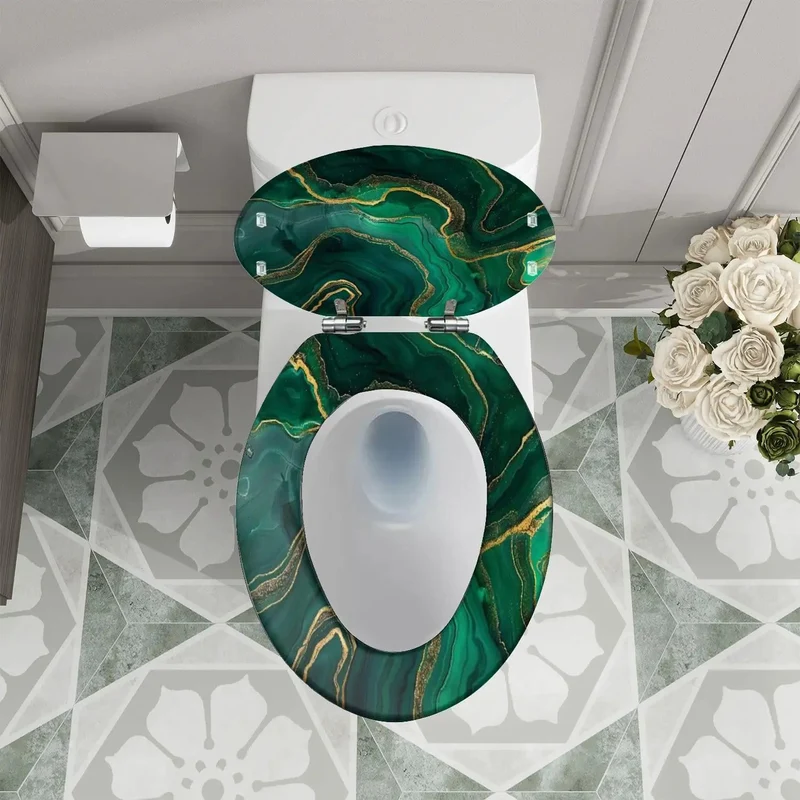 Molded Resin Toilet Seat Cover With Quick Adjust Hinges Fits American Standard Skirted Or Non Skirted Models Zero Hassle Install Making Your Bathroom Upgrade Smooth Straight Up Worth Every Bit