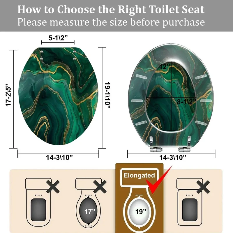 Molded Resin Toilet Seat Cover With Quick Adjust Hinges Fits American Standard Skirted Or Non Skirted Models Zero Hassle Install Making Your Bathroom Upgrade Smooth Straight Up Worth Every Bit