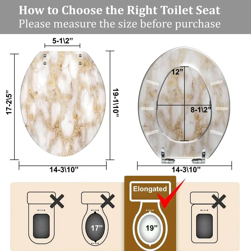 Heavy Duty Resin Elongated Toilet Seat Built Legit For Daily Use Fits Most American Standard Models Securely Adjusts In Seconds And Delivers A No Sweat Setup Upgrading Your Bathroom Is Dead Simple
