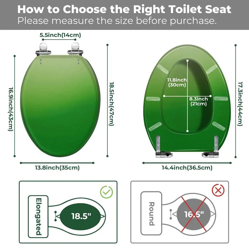 Premier Elongated Toilet Seat Featuring Hella Sturdy Resin Construction And Universal Bowl Compatibility For Standard Bathrooms No Sweat Quick Install Hardware Included Total Home Reno Glow Up