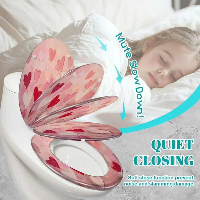 Straight Up Durable Resin Elongated Toilet Seat With Easy Adjust Hinges And Hassle Free Setup Designed For A Reliable Bathroom Upgrade That Definitely Hits The Spot On Comfort