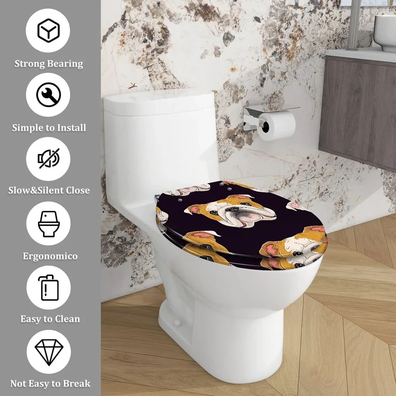 Universal Elongated Toilet Seat Crafted From Super Solid Resin Fits Just About Any Bathroom Setup Flawlessly With No Sweat Quick Attach Hardware Included Damn Smooth Quiet Closing Lid A Real Deal Upgrade For Your Home