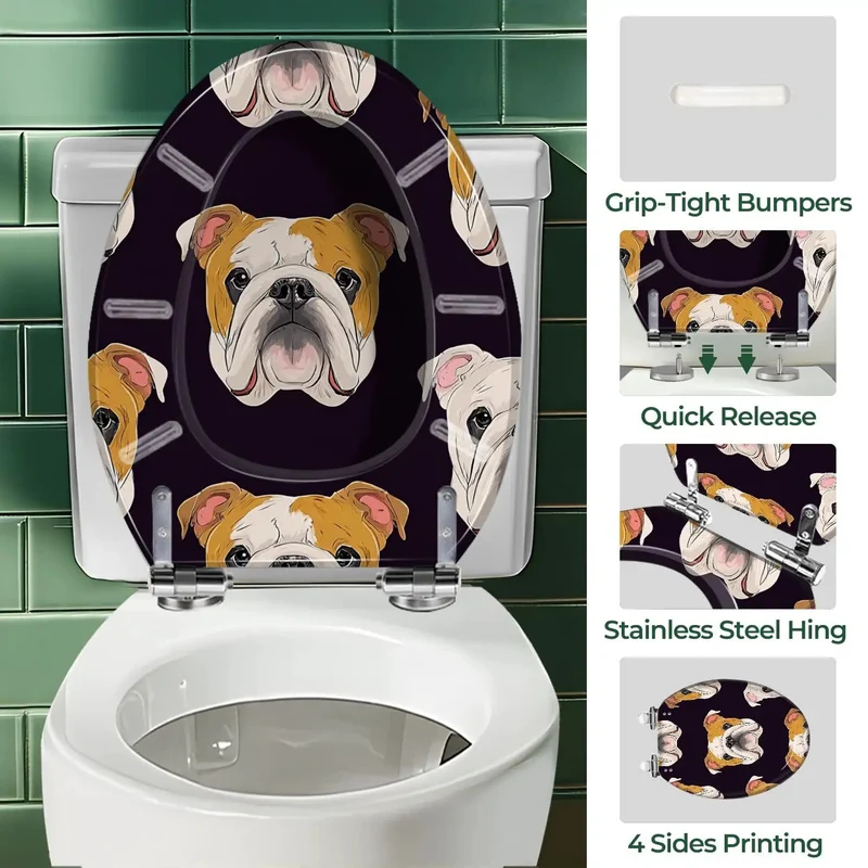 Universal Elongated Toilet Seat Crafted From Super Solid Resin Fits Just About Any Bathroom Setup Flawlessly With No Sweat Quick Attach Hardware Included Damn Smooth Quiet Closing Lid A Real Deal Upgrade For Your Home