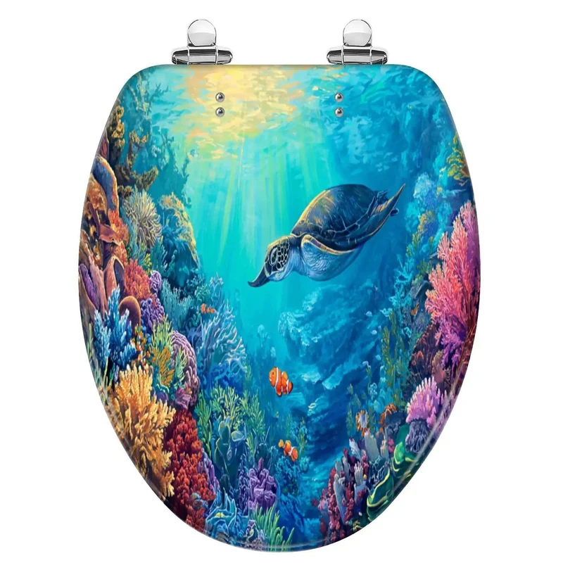 Rock Solid Elongated Toilet Seat Featuring Quiet Slow Close Lid And Precision Adjustable Hinges No Sweat Setup For Modern Home Bathrooms And Apartments