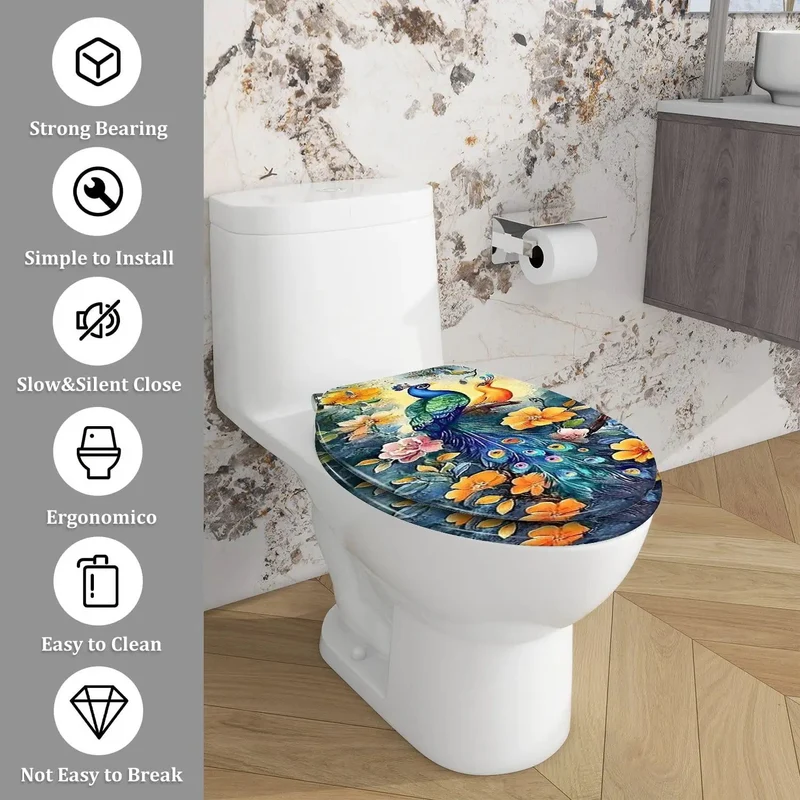 Heavy Duty Resin Elongated Toilet Seat For Bathrooms Providing Straight Up Durability Zero Fuss Assembly And Wide Tank Compatibility That Truly Fits Like A Glove While Upgrading Your Daily Restroom Experience Smoothly