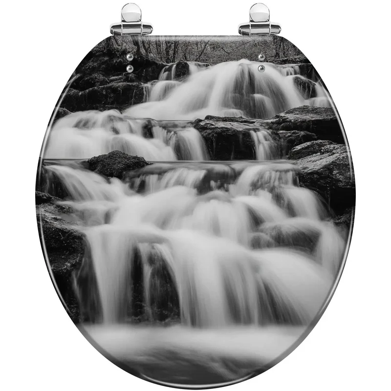 Round Resin Toilet Seat With Quick Adjust Hinges Fits Most American Standard Fixtures Snappy Install Skirtless Or Skirted Friendly Smooth Glide And Nice Touch Solid Bathroom Essential