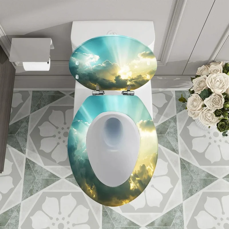 No Fuss Quick Release Elongated Toilet Seat Featuring Slick Adjustable Hinges For Skirted And Non Skirted American Standard Bathroom Fixtures Delivering A Hassle Free Smooth Install And Total Game Changing Home Upgrade