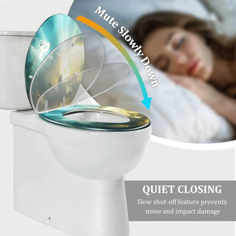 No Fuss Quick Release Elongated Toilet Seat Featuring Slick Adjustable Hinges For Skirted And Non Skirted American Standard Bathroom Fixtures Delivering A Hassle Free Smooth Install And Total Game Changing Home Upgrade