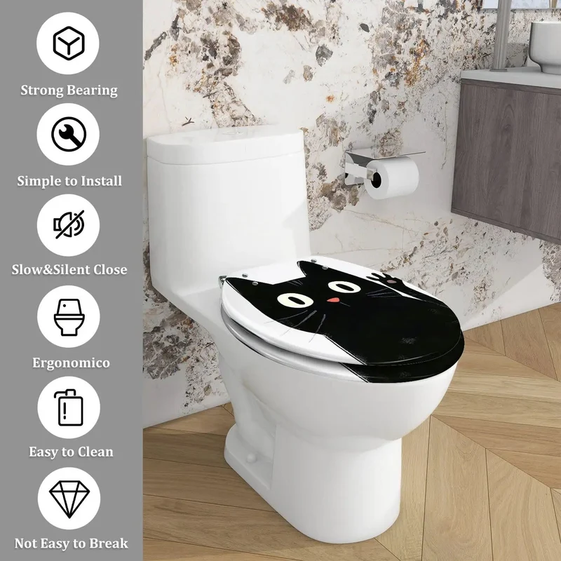 Top Shelf Elongated Resin Toilet Seat With Badass Durability And Hella Quick Adjustable Hinges For Super Fast Bathroom Makeovers On Every American Standard Model Today