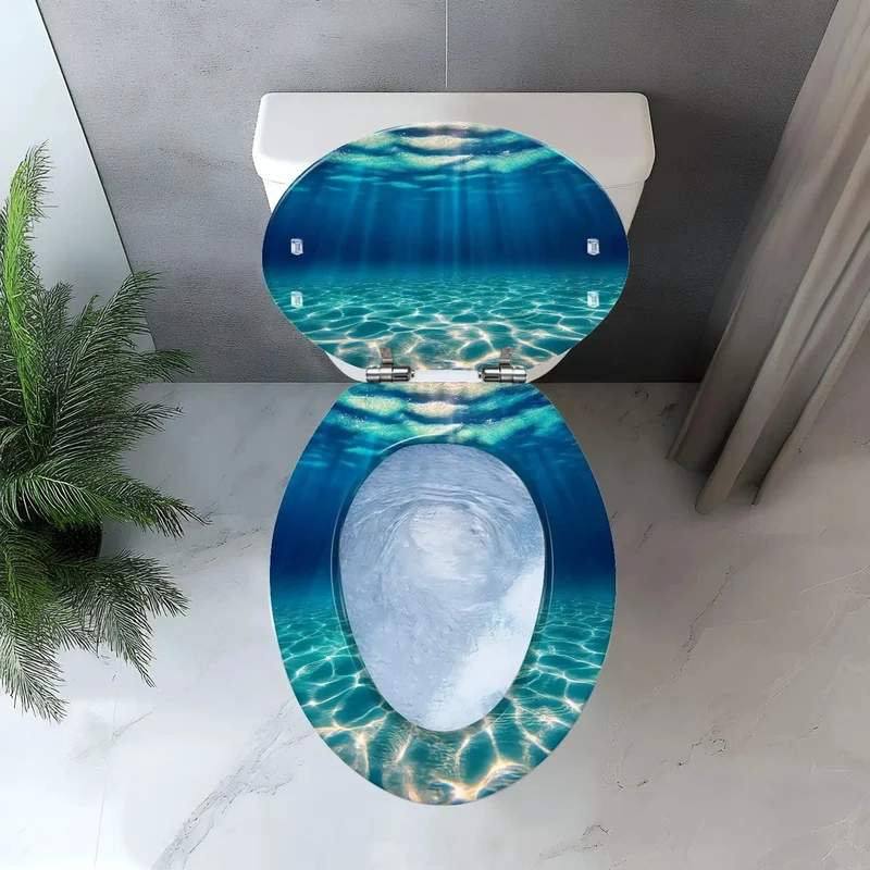 Heavy Duty Resin Elongated Toilet Seat For Home Bathrooms With Crack Proof Cover And Snug Fit Mounting Kits For Fast Install And Rock Solid Stability On Your Existing Fixture