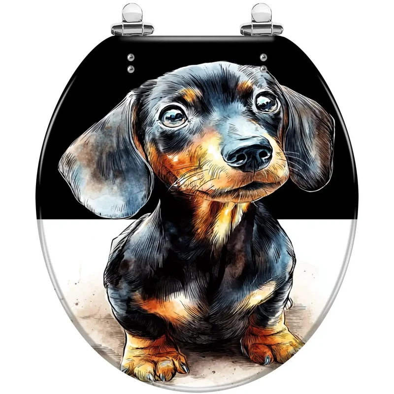 Heavy Duty Round Resin Toilet Seat With Rock Solid Adjustable Mounting Set For Universal Bowl Compatibility And Fast Bathroom Game Changer Upgrade Including Easy Slip Into Standard Designs For Zero Hassle Install