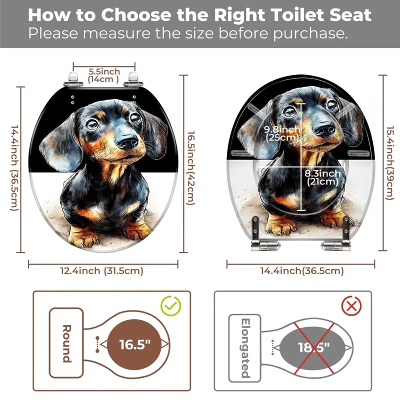 Heavy Duty Round Resin Toilet Seat With Rock Solid Adjustable Mounting Set For Universal Bowl Compatibility And Fast Bathroom Game Changer Upgrade Including Easy Slip Into Standard Designs For Zero Hassle Install
