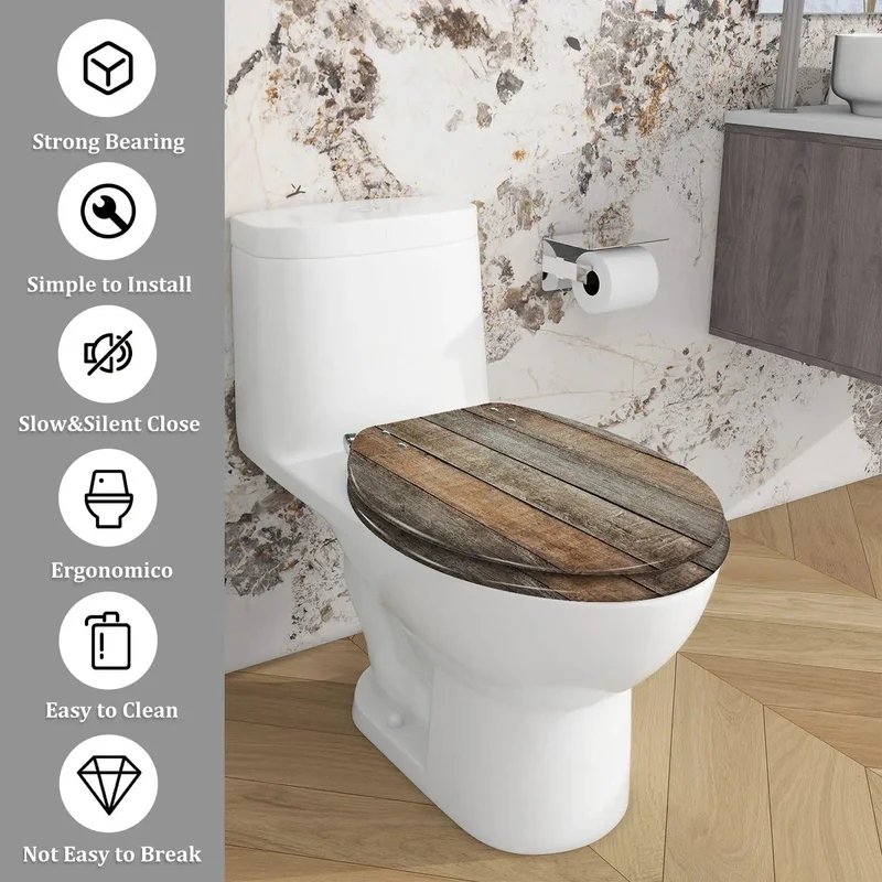Heavy Duty Elongated Toilet Seat Crafted From Premium Resin With No Sweat Install Hardware Universal Fit For Standard Bathroom Fixtures Badass Build Quality Game Changing Comfort Essential