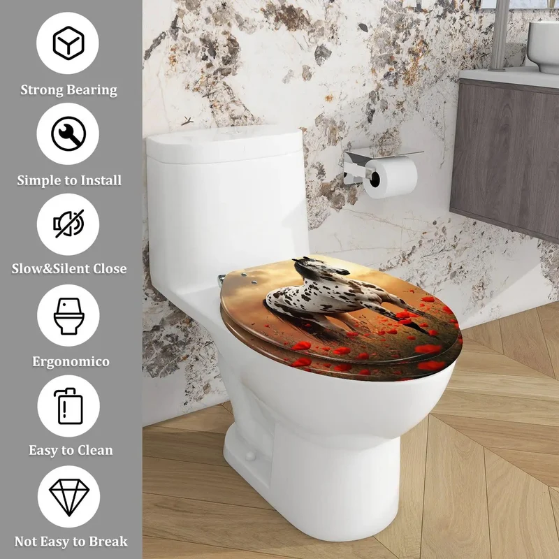 Rock Solid Resin Elongated Toilet Seat Universal Standard Fit Bathroom Essential Butter Smooth Finish Zero Drama Installation Built Heavy Duty With Full Mounting Kit For Instant Setup