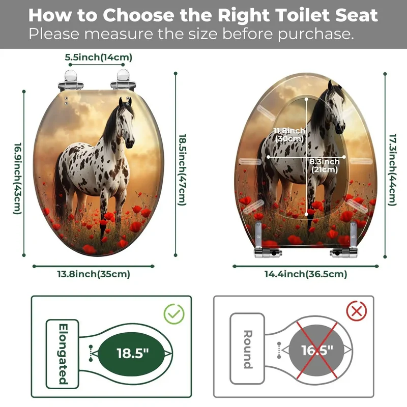 Rock Solid Resin Elongated Toilet Seat Universal Standard Fit Bathroom Essential Butter Smooth Finish Zero Drama Installation Built Heavy Duty With Full Mounting Kit For Instant Setup