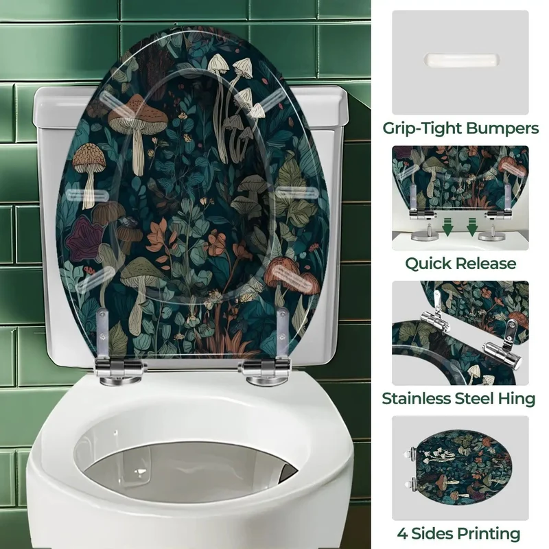 Tough As Nails Hella Durable Resin Construction For Smooth Ride Elongated Toilet Seat Dead Simple Quick Install Universal Fit Heavy Duty Professional Bathroom Replacement Upgrade