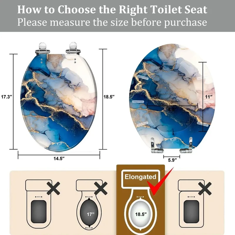 Elongated Bathroom Toilet Seat Delivering No Drama Setup Skirt Compatible Build Quick Mount Hardware Smooth Ride Seating Heavy Duty Core Big Time Comfort Fits Most Standard American Toilets