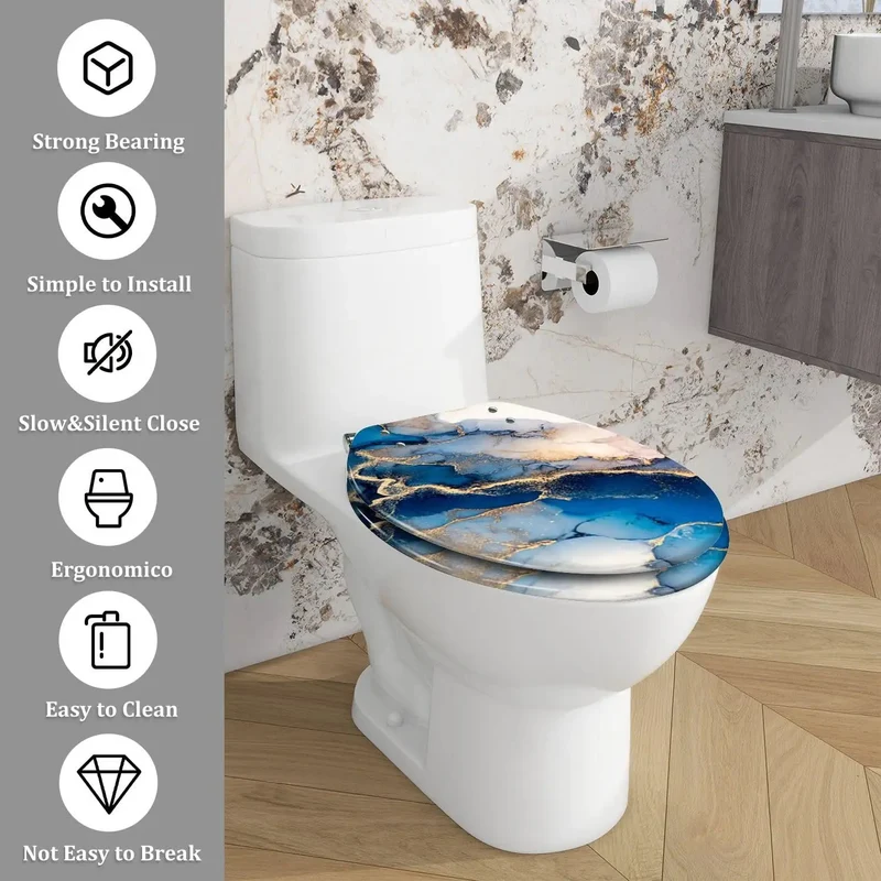 Elongated Bathroom Toilet Seat Delivering No Drama Setup Skirt Compatible Build Quick Mount Hardware Smooth Ride Seating Heavy Duty Core Big Time Comfort Fits Most Standard American Toilets