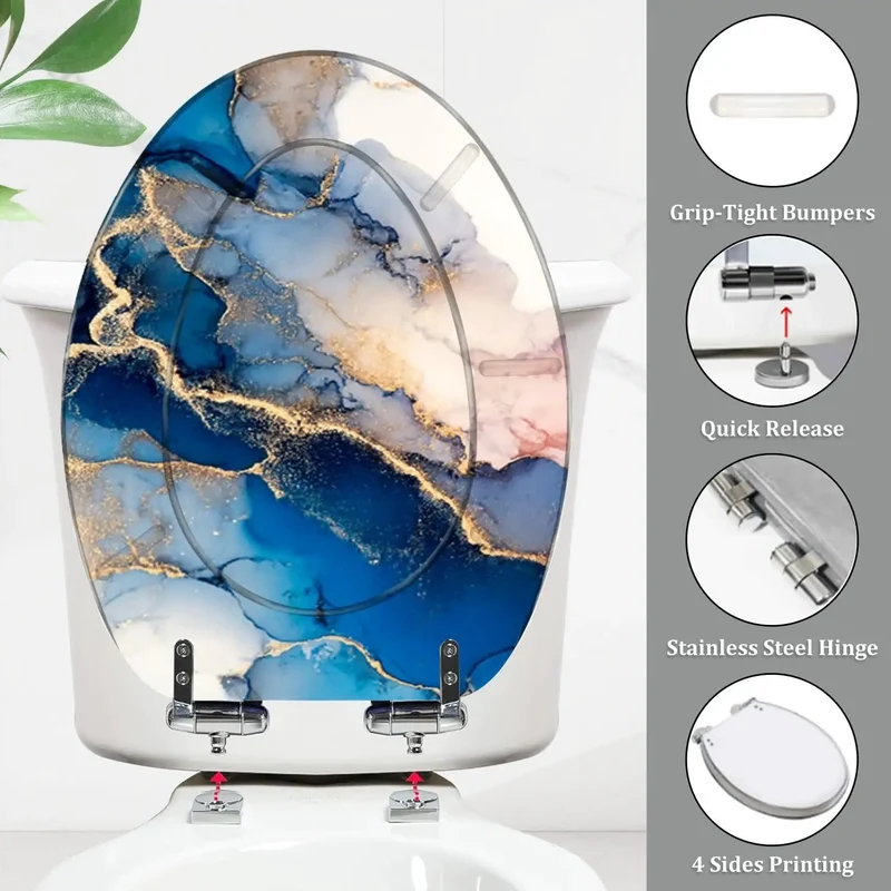 Elongated Bathroom Toilet Seat Delivering No Drama Setup Skirt Compatible Build Quick Mount Hardware Smooth Ride Seating Heavy Duty Core Big Time Comfort Fits Most Standard American Toilets