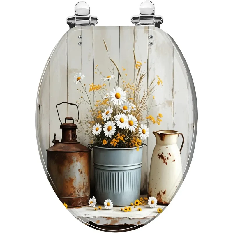 Top Shelf Heavy Duty Elongated Toilet Seat Featuring Smooth Silent Close Slow Shut Lid Perfect For Modern Farmhouse Bathrooms And Broad Universal Fit Quick No Sweat Install