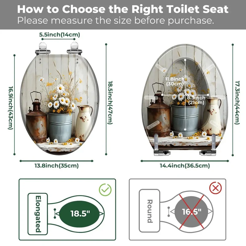 Top Shelf Heavy Duty Elongated Toilet Seat Featuring Smooth Silent Close Slow Shut Lid Perfect For Modern Farmhouse Bathrooms And Broad Universal Fit Quick No Sweat Install