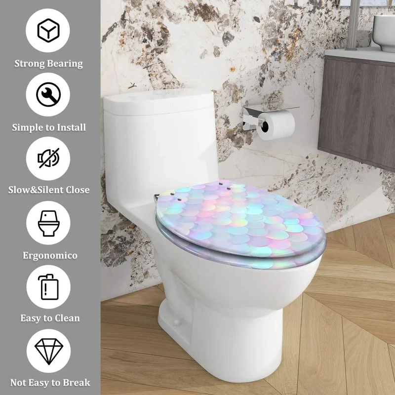Eelongated Resin Toilet Seat For Bathroom Level Up Your Restroom Game With Ultra Smooth Comfort And Rock Durability Features Adjustable Top Mount Hinges Compatible With Skirter And Non Skirter Models Comes With Hardware For Quick Plug And Play Install