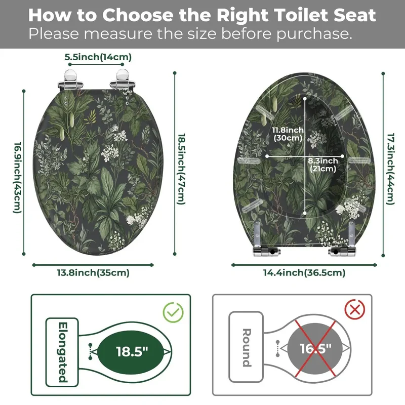 Rock Solid Elongated Resin Toilet Seat With Universal Fit For Standard Length Bathrooms Quick Release Hinge No Sweat Install Heavy Duty Bathroom Replacement With Included Hardware