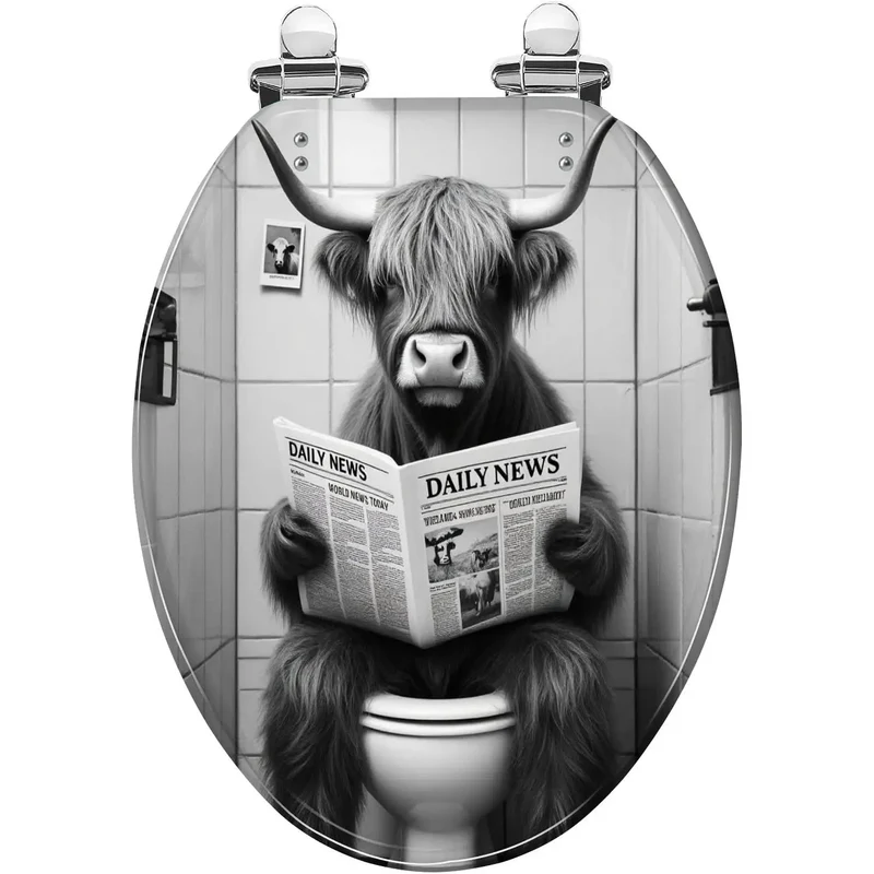 Premium Heavy Duty Resin Toilet Seat For Bathroom Durable Comfort With An Easy Peasy Setup And Snug Universal Fit For Most Standard Models No Sweat Installation Included