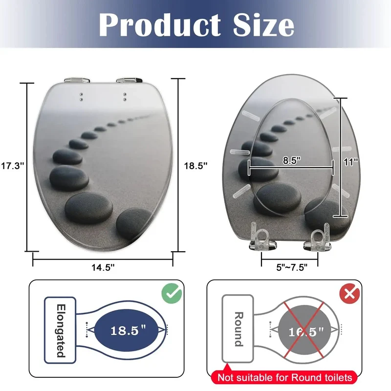 Top Shelf Slow Close Elongated Toilet Seat Featuring Adjustable Hinges For Bathroom Smooth Shutoff Heavy Duty Build No Brainer Setup Roomy Fit Daily Staple Killer Comfort Bath Upgrade