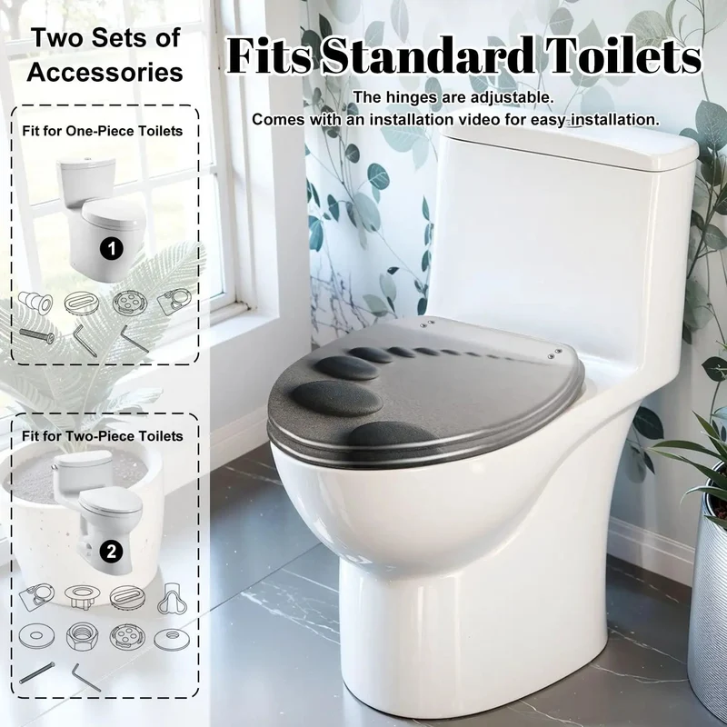Top Shelf Slow Close Elongated Toilet Seat Featuring Adjustable Hinges For Bathroom Smooth Shutoff Heavy Duty Build No Brainer Setup Roomy Fit Daily Staple Killer Comfort Bath Upgrade