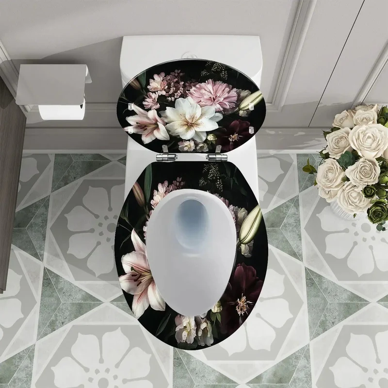 Solid Resin Elongated Toilet Seat With Lockdown Adjust Hinges For Hassle Free Installation And Universal Fit On Skirter And Standard Bowls For A Rock Solid Daily Setup