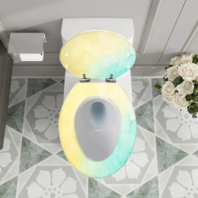 Super Smooth Elongated Toilet Seat Quiet Close Soft Fall Lid Heavy Duty Bathroom Fixture Hassle Free Install With Adjustable Hinges Fit Most American Standard Toilets No Squeak Operation Sleek Finish For Ultimate Comfort