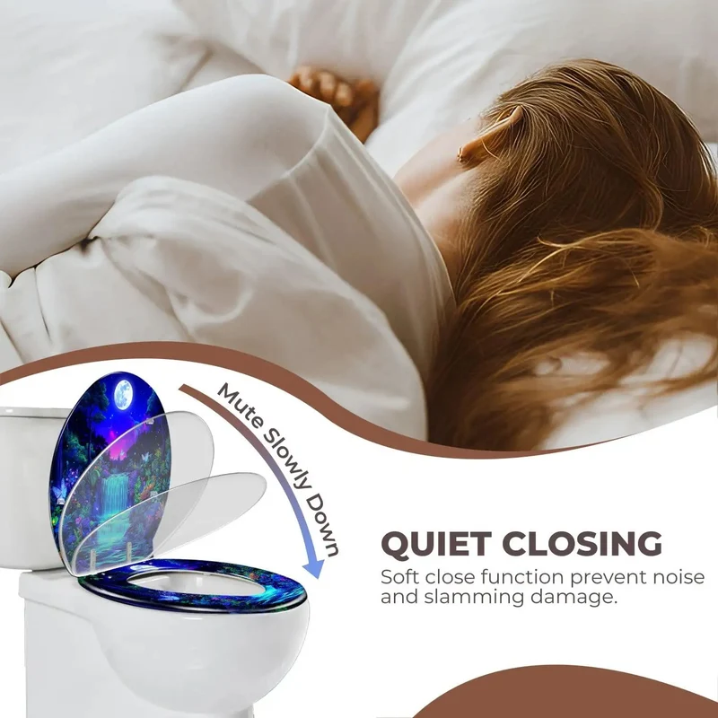 Round Resin Toilet Seat Delivering A Slick Finish And Adjustable Universal Fit For Smooth Bathroom Swaps With Hella Solid Build Quality And Pure No Sweat Mounting Setup Included