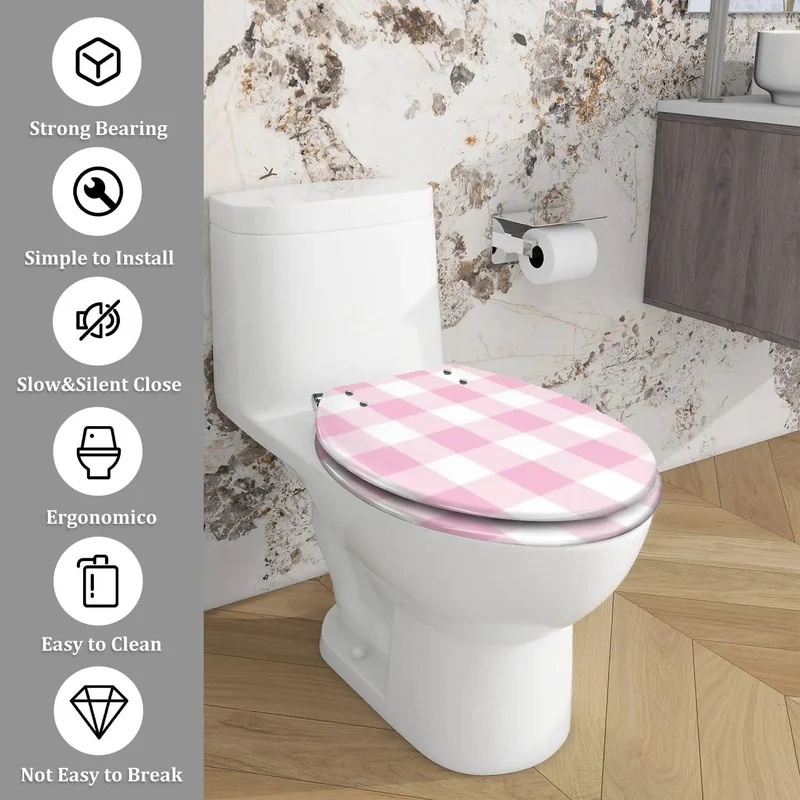 Universal Fit Elongated Resin Toilet Seat Waterproof Stain Resistant Heavy Duty Bathroom Fixture With Slick Quick Mount Kit For A Knockout Home Upgrade Any Day