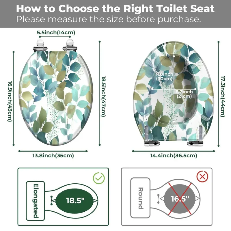 Fits Like A Glove Elongated Resin Toilet Seat For Bathroom Replacement Matches Most Standard Bowls With All Necessary Hardware For A Quick Hassle Free Swap Upgrading Your Restroom