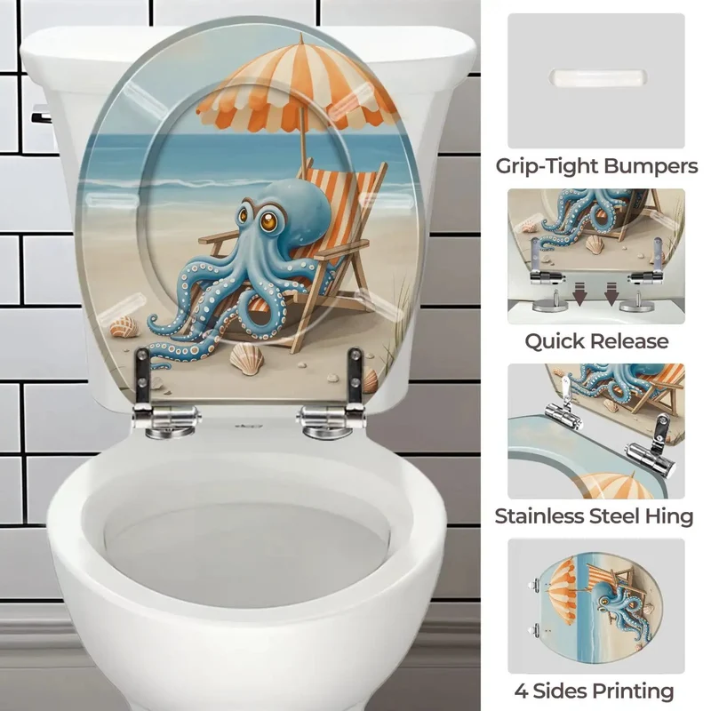Top Shelf Round Resin Toilet Seat With Universal Adjustable Mounting Bracket For Standard Bathrooms Brings Rock Solid Construction No Sweat Installation Smooth Rounded Corners And Everyday Reliable Comfort