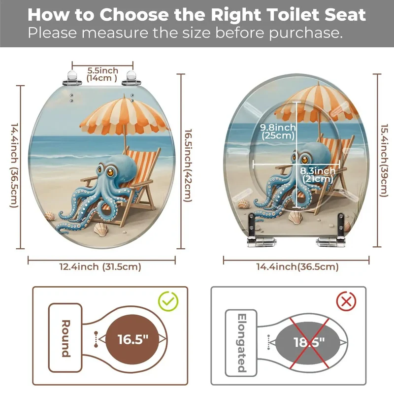 Top Shelf Round Resin Toilet Seat With Universal Adjustable Mounting Bracket For Standard Bathrooms Brings Rock Solid Construction No Sweat Installation Smooth Rounded Corners And Everyday Reliable Comfort