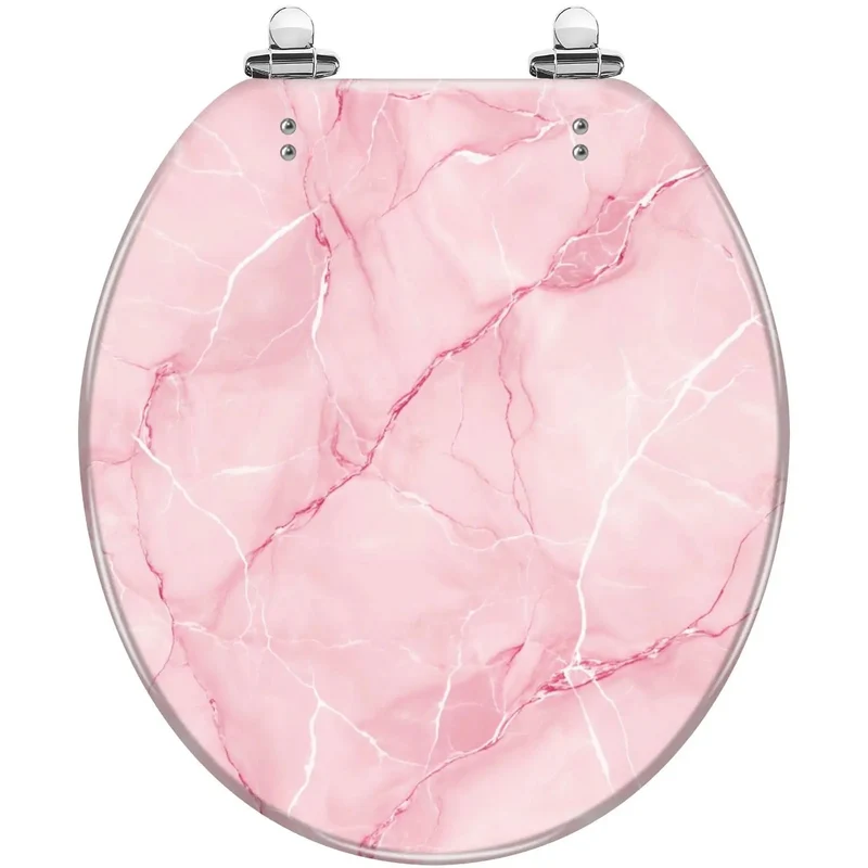Adjustable Round Resin Toilet Seat Slides On With No Sweat For Most Standard Bathrooms Quick Install Kit Included Smooth Comfort Design A Total Game Changer For Your Home Refresh