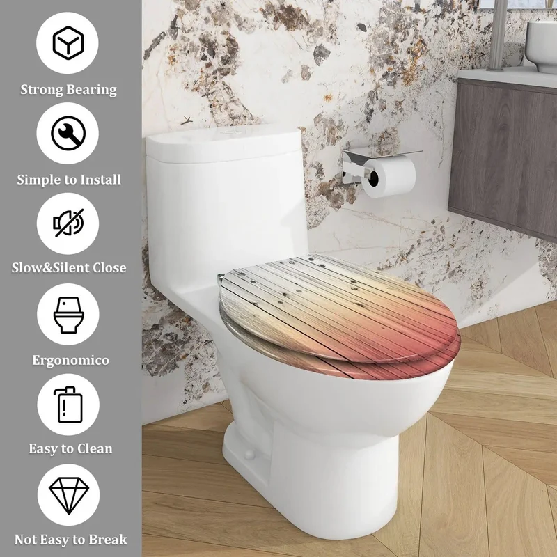 Top Tier Elongated Toilet Seat With Quiet Close Lid Universal Fit For Standard Home Toilets Built Tough With Corrosion Resistant Hinges Quick Snap Setup And Crisp Finish For A Slick Bathroom Remodel