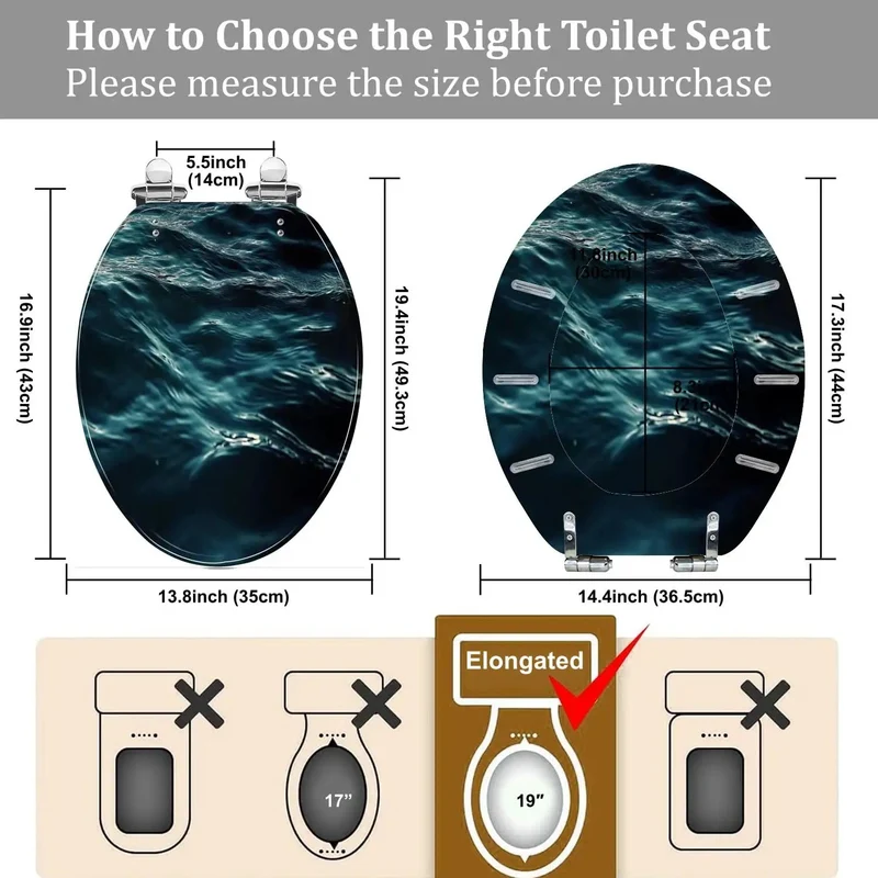 No Drama Elongated Toilet Seat Crafted From Durable Resin For Modern Bathrooms Features Adjustable Hinges That Snap On Flawlessly To Fit All American Standard Designs Zero Hassle Upgraded